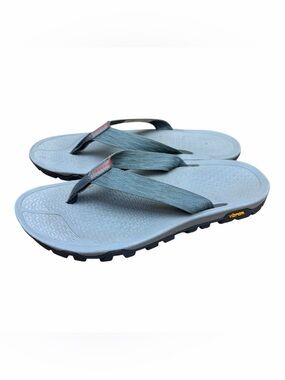 Merrell size 9 Vibram Gray Blue Flip Flop Sandals